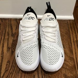 White Nike Air Max 270